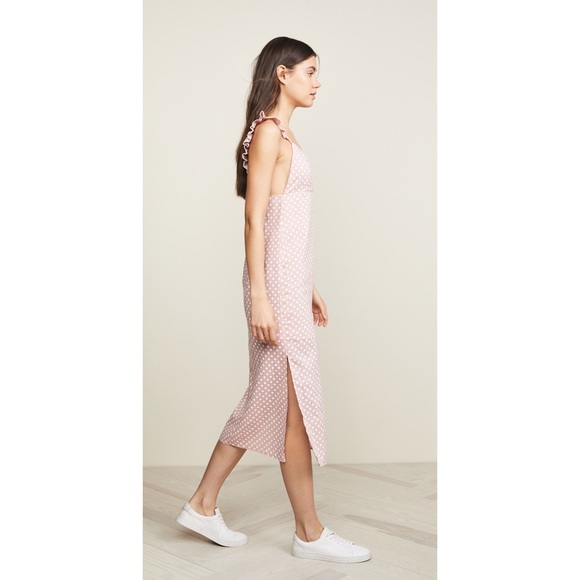 English Factory pink polka dot slip dress - Picture 2 of 9